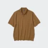 Vaskbar strikket Skipper-pologensere for menn