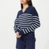 Vaskbare ribbestrikkede shorts for kvinner