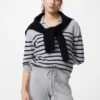 Vaskbare ribbestrikkede shorts for kvinner