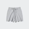 Vaskbare ribbestrikkede shorts for kvinner