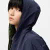 Vindtett kort parkas for damer